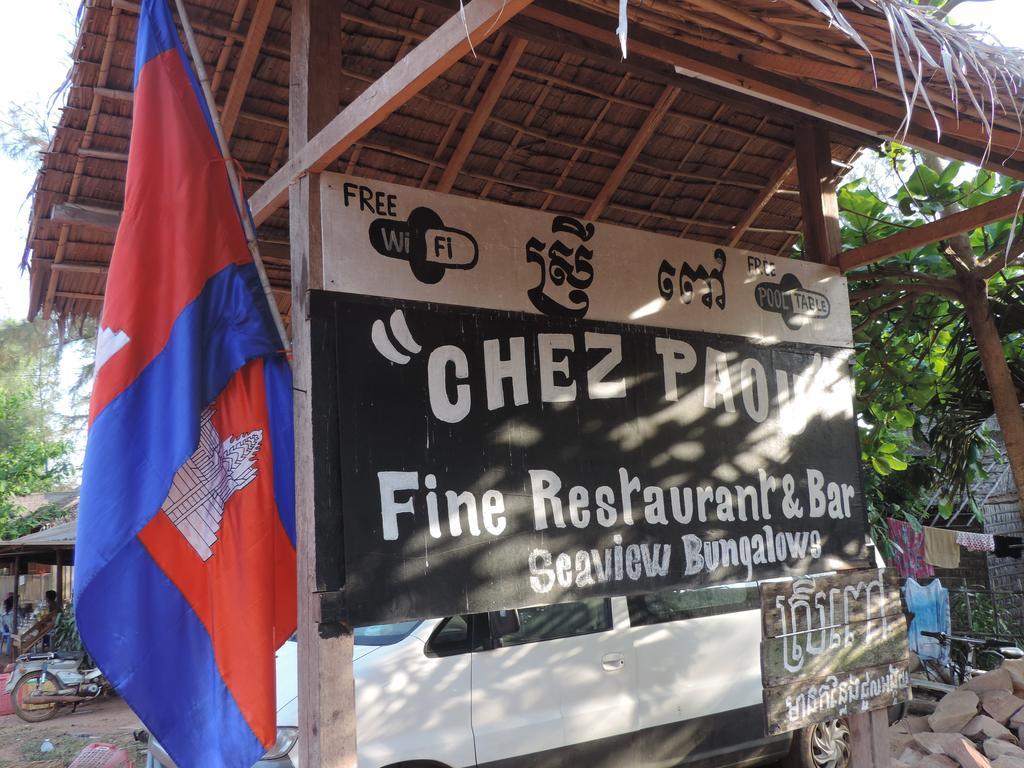 Chez Paou Hotel Sihanoukville Exterior foto
